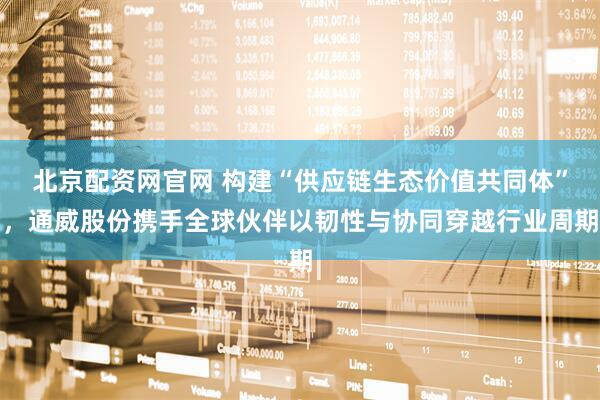 北京配资网官网 构建“供应链生态价值共同体”，通威股份携手全球伙伴以韧性与协同穿越行业周期